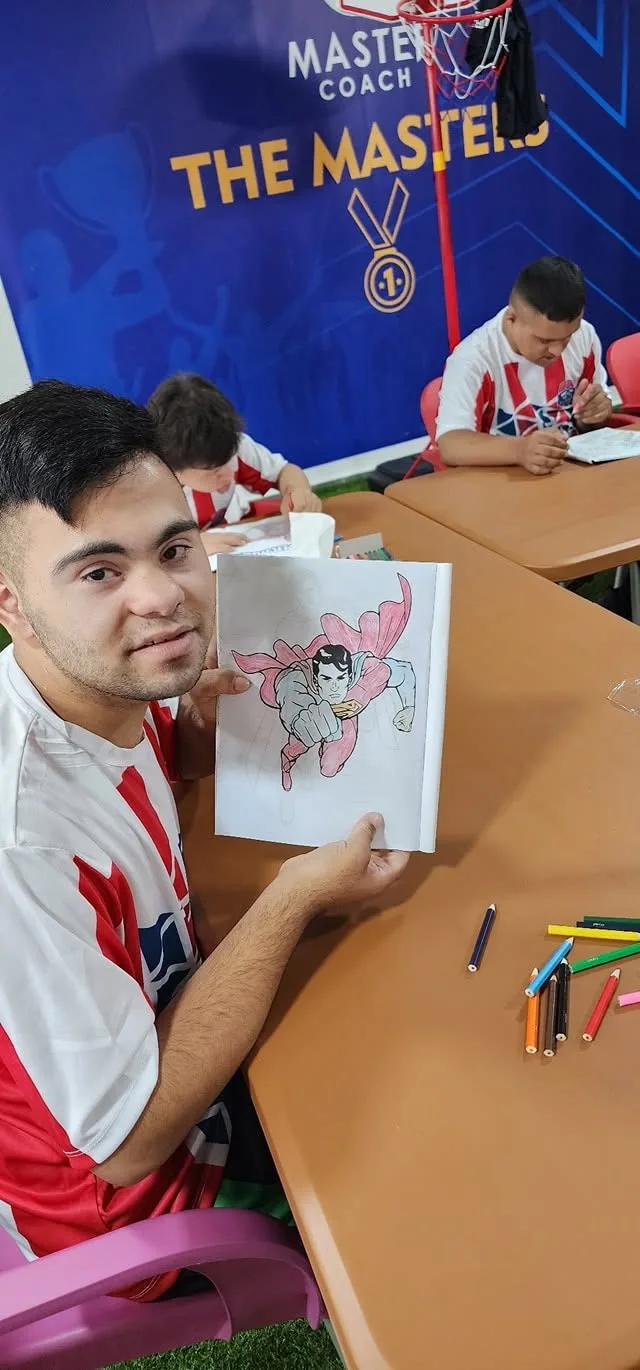 نشاط " يلا نرسم " لفئة الهمم 